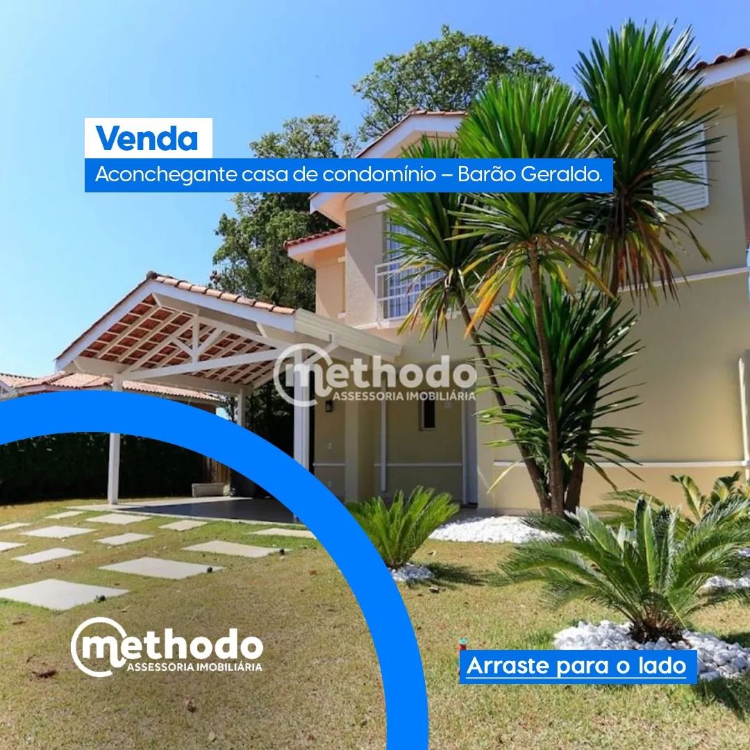 Casa em condomínio, em Barão Geraldo