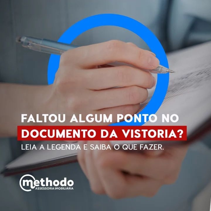 Faltou algum ponto no documento de VISTORIA?